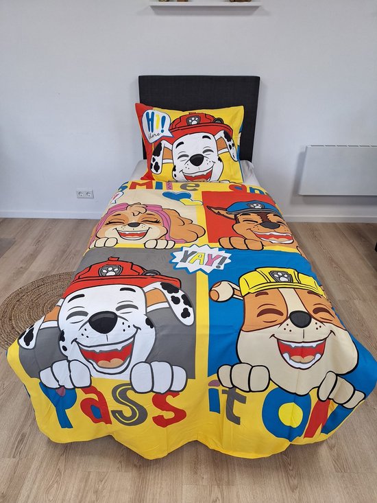 Paw Patrol Dekbedovertrek 140x200 cm - Pass it on Chase Marshall en Skye - nickelodeon van Nickelodeon