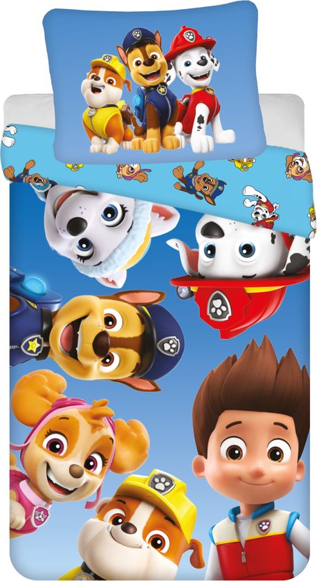 PAW Patrol Dekbedovertrek, Puppy Power - 140 x 200 + 70 x 90 cm - Polyester van PAW PATROL