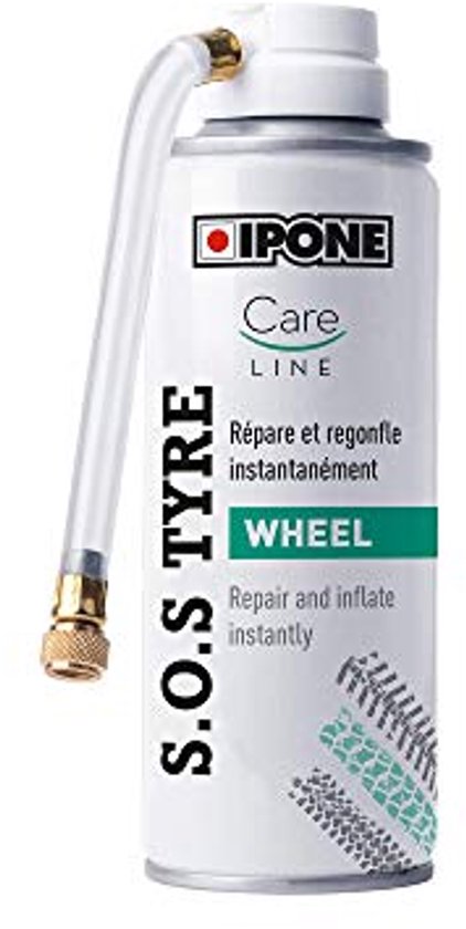 Pechbeschermingsspray SOS TYRE - Herstelt en vult banden in draagbaar formaat van Merkloos