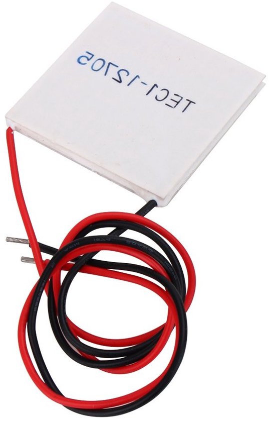 Peltier Element 12V voor Elektrische Koelers - Koelingselement met Heat Sink en Module 40x40x3.8mm voor Efficiënte Temperatuurregeling van Merkloos