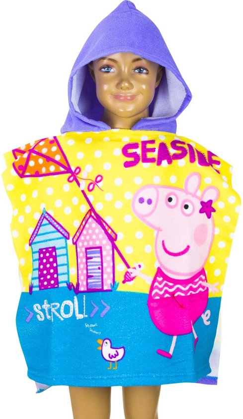 Peppa pig badponcho 50 x 100 cm van Peppa Pig