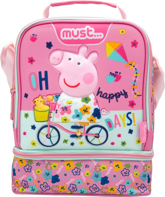 Peppa Pig Koeltasje, Happy Days - 24 x 20 x 12 cm - Polyester van Peppa Pig