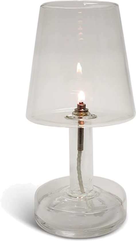PeriDesign Olielamp Salon - Doorzichtig glas