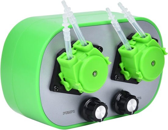 Peristaltic Pump - Kleine Peristaltische Pomp - Miniatuur Automatische Zelfaanzuigende Pomp 100-240V (EU Plug) (19~120ml/min)*2 (G628-2-3) van Merkloos