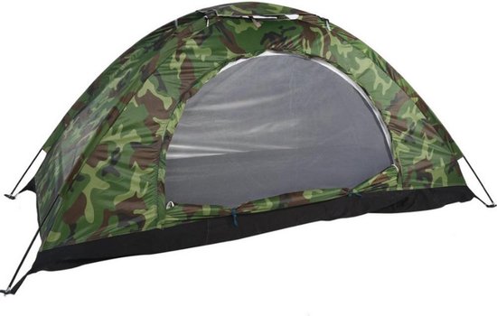 Persoons Tent Rugzak Kampeertent - Eenvoudig Op Te Zetten - Reistent Voor Kamperen - Wandelrugzak van Merkloos