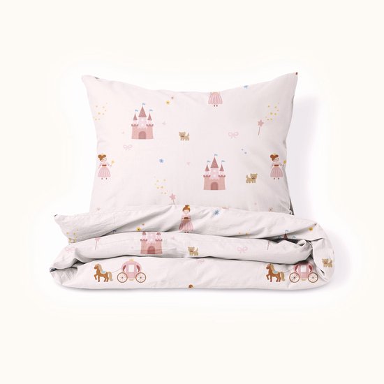 Petite Amélie Dekbedovertrekset - 120x150 cm - 100% Biologisch Katoen - Princess van Merkloos