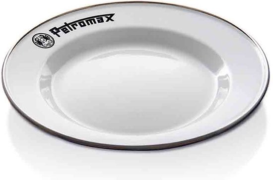 Petromax emaille bord wit Ø 18 cm 2 stuks van Petromax