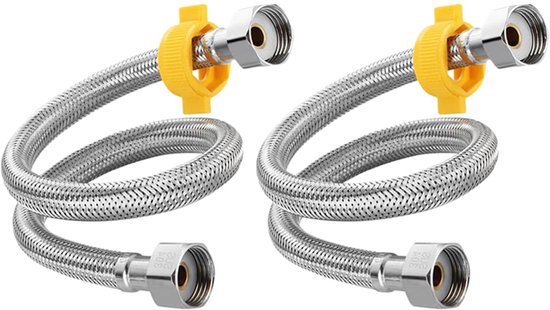 Peysaitr-304 Roestvrijstalen Flexibele Slang – Universele Slangconnector voor Kraan, Toilet & Waterverwarming – Drukbestendig, Roestvrij & Duurzaam van Peysaitr