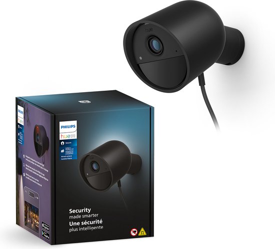 Philips Hue Secure camera - bedrade beveiligingscamera - zwart van Philips Hue