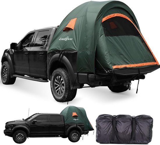 Pick-up Truck Tent - Kampeertent - Outdoor Reizen - Dubbellaags Waterdicht - 6-6.3 FT - Groen
