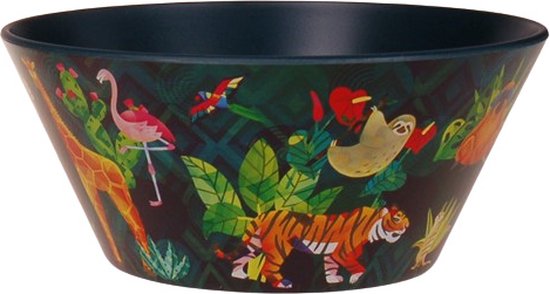 Picknick/Camping Schaaltje RPET - Animal Kingdom - 6,5x14,5cm