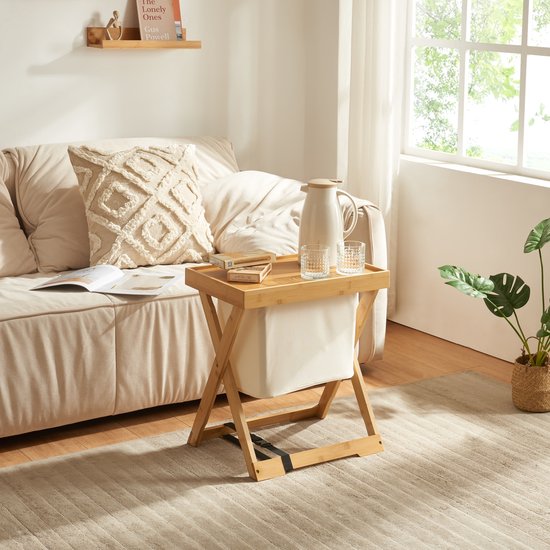 Picknicktafel Hattfjelldal opvouwbaar 53x48x32 cm bamboe van Bo-Camp