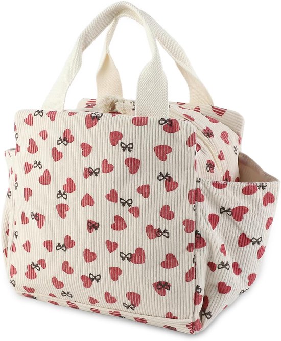 Picknicktas - Picknickmand - Lunchtas - Lunch Bag - Koeltas - Koelrugtas - Koelrugzak - Cooler Bag - Thermotas - Corduroy - 12L - Liefde - van Imperatoris van Imperatoris