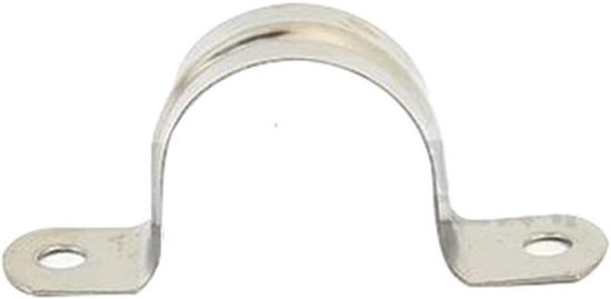 - Pijp Strap Klem - 304 Rvs - U Vormige - Bandjes - Riem Spanning Clips - U-Tube Ring - Slang Klem - Geschikt voor - 40mm Pijp - Twee Gat Buis - Zadel Clip - Kleur Rood - Pijp Clips.