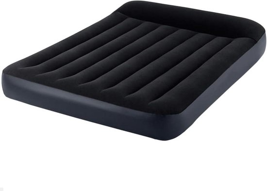 Pillow Rest Classic Air Bed Built in Pump Doubter - Comfortabele Intex 64148NP - 137cm x 191cm x 25cm van Intex