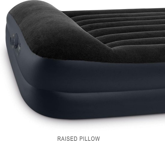 Pillow Rest Raised Luchtbed met Ingebouwde Pomp 2-Persoons 152cm x 203cm x 42cm - Luxe Intex Luchtbed van Intex