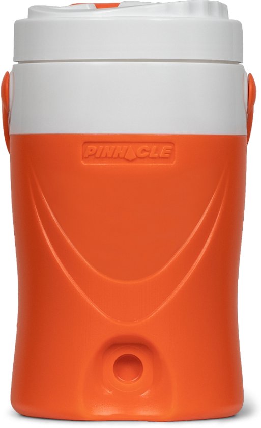 Pinnacle Platino 1 Gallon - Geïsoleerde Drankdispenser / Drankkoeler - 3,78 Liter - Oranje van Pinnacle