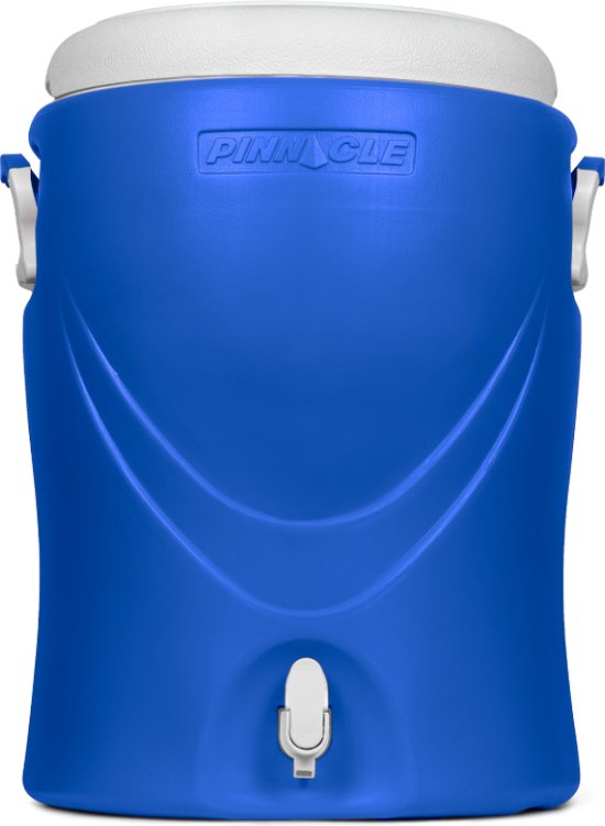 Pinnacle Platino 10 Gallon - Geïsoleerde Drankdispenser / Drankkoeler met kraantje - 40 Liter - Blauw van Pinnacle