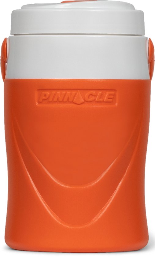 Pinnacle Platino 1/2 Gallon - Geïsoleerde Drankdispenser / Drankkoeler met kraantje - 1,89 Liter - Oranje van Pinnacle