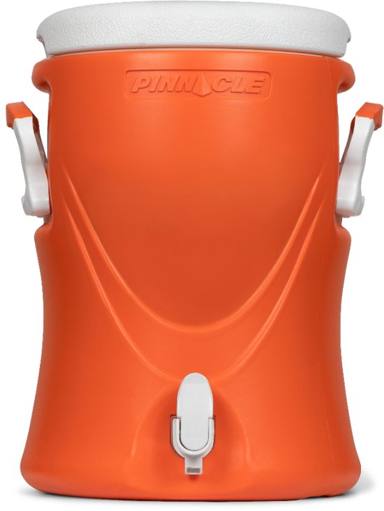 Pinnacle Platino 3 Gallon - Geïsoleerde Drankdispenser / Drankkoeler met kraantje - 12 Liter - Oranje van Pinnacle