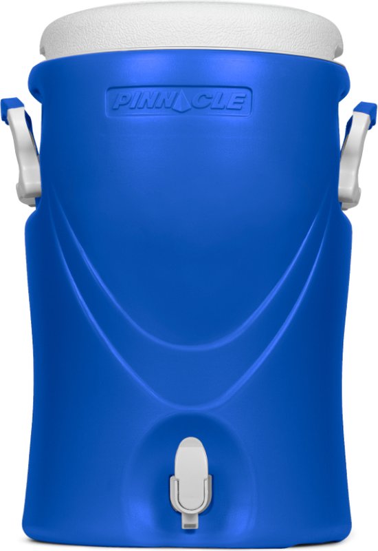 Pinnacle Platino 5 Gallon - Geïsoleerde Drankdispenser / Drankkoeler met kraantje - 20 Liter - Blauw van Pinnacle