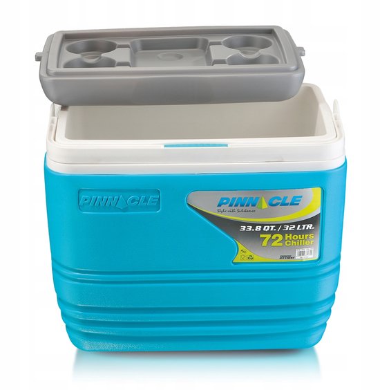 Pinnacle TPX 7000 Koelbox 32L Blauw - Ideaal voor Kamperen van Pinnacle.