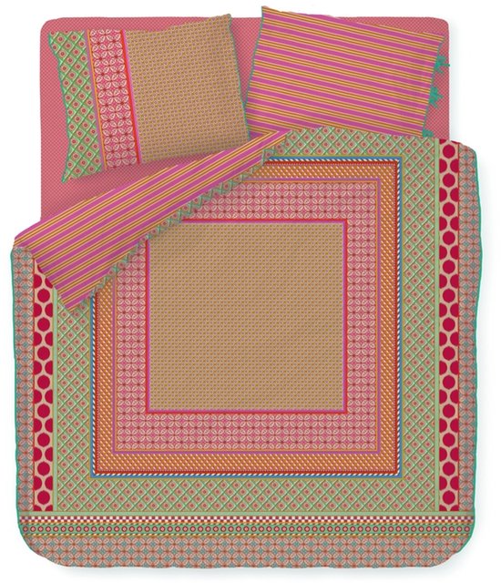 Pip Studio Bogolan dekbedovertrek - Eenpersoons - 140 x 200/220 cm - Multi
