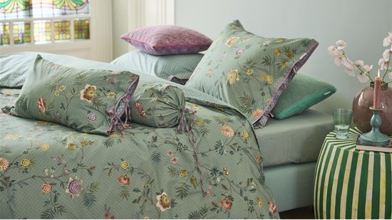 Pip Studio Dekbedovertrek La Dolce Vita Green Lits-jumeaux van Pip Studio