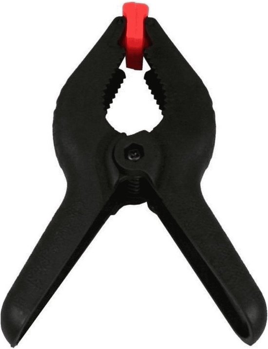 Plastic hobby/camping zeilklemmen 15 cm - Veerklemmen voor o.a. dekzeilen van Jeproks