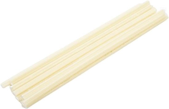 Plastic Lasstaven Set - Kunststof Lasstaven - Kunststof Repareren - Zuur Alkali Bestendig - 200 mm - Beige van Merkloos