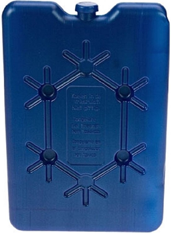 Plat koelelement 200 gram 11 x 16 cm - Koelelementen voor koelboxen - Outdoor en kamperen van Bo-Camp