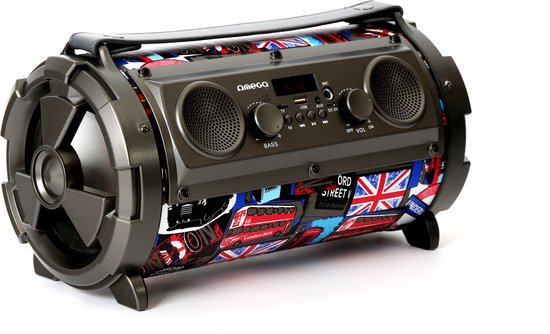 Platinet OG72P BAZOOKA Bluetooth luidspreker - 16W - Draadloos - Karaoke functie - Zwart van Platinet