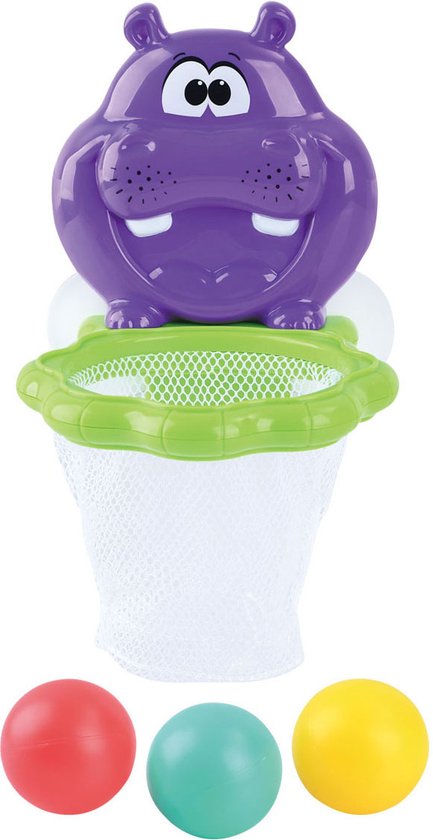 Play Badspeelgoed Basketbal Nijlpaard Speelset, 4dlg. van Toi-Toys