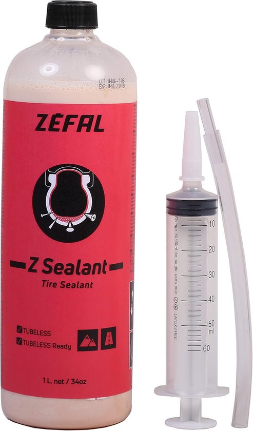 Plus Flessen en Spuit Sealant 1 Liter voor Lekpreventie van Merkloos