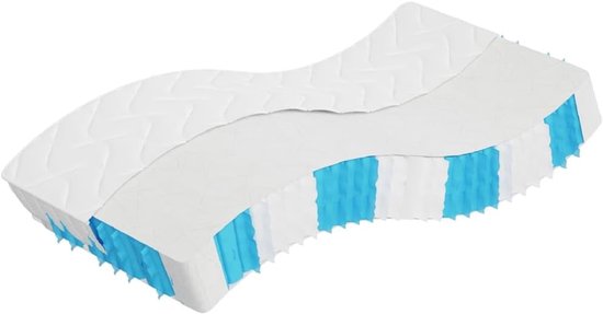 Pocketvering Matras - Middelhard Slaapcomfort - Rustige Nachtrust - Individuele Ondersteuning - 70x200cm