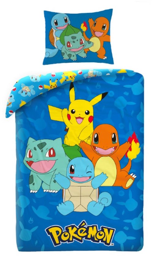 Pokemon Dekbedovertrek - POK-579BL van Pokémon