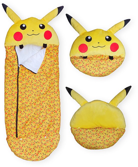 Pokemon Pikachu Slaapzak 50x130cm Kinderslaapzak van Pokémon