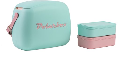 Polarbox CoolerBag, Blauw, Roze, Polypropyleen (PP), Polystyreen, Spanje, 6 l, 24 uur, 1 stuk(s) van Polarbox
