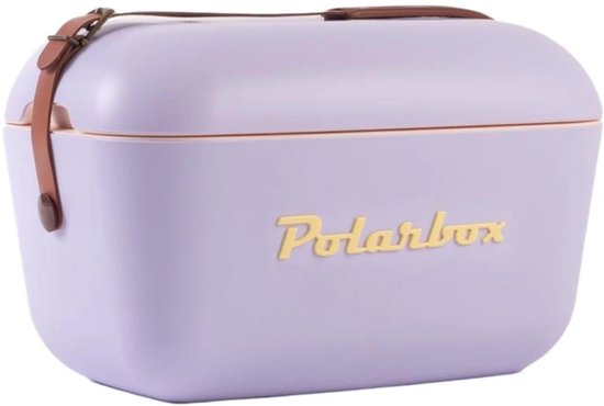 Polarbox Koelbox met schouderband 20L - 46x32x30cm - Paars-Sorbet van Polarbox