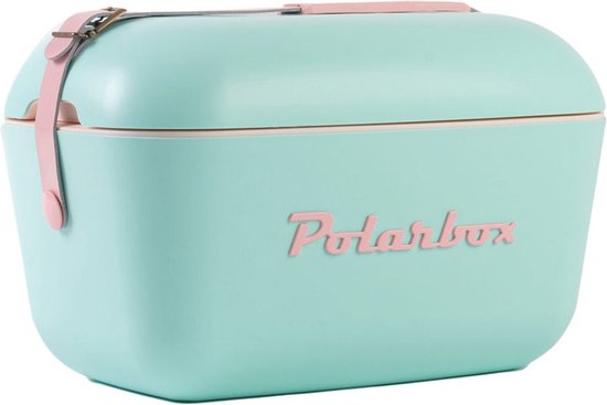 Polarbox - Koelbox - met Schouderband - Pastelgroen - 12 Liter - 40x26x(H)23cm van Polar