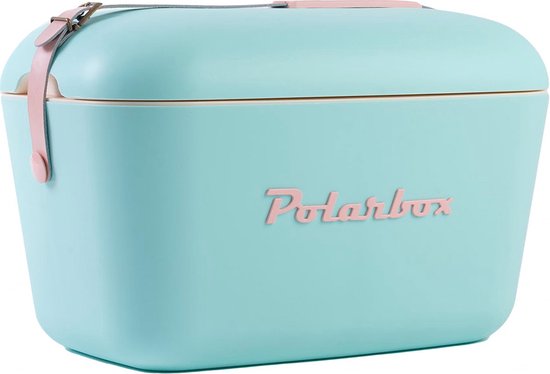 Polarbox Koelbox met Schouderband - Pastelgroen - 20 Liter - 45x30x(H)27cm van Polar
