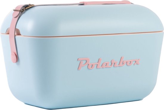 Polarbox Koelbox met Schouderband - Pop Blauw - 20 Liter - 45x30x(H)27cm van Polarbox