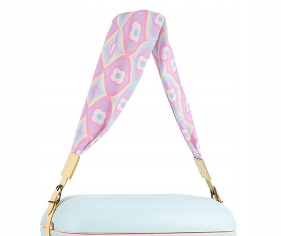 Polarbox Retro Textiel Koelbox Band Geel - Luxe Leren Accent van Polarbox