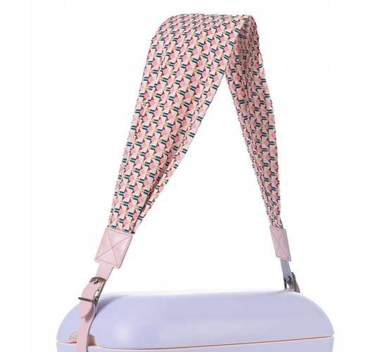 Polarbox Textiel Koelbox Band - Poederroze Geometric van Polarbox