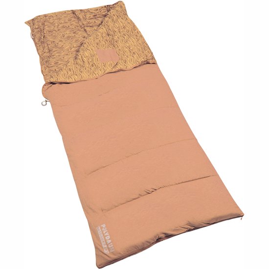 Polydaun Beach house - slaapzak - GRS Isocraft® vulling - apricot/wave - 80x210 cm van Merkloos
