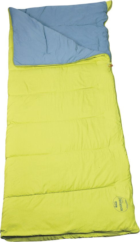 Polydaun Beach House slaapzak reversibel lime blue 80x210 cm van Polydaun
