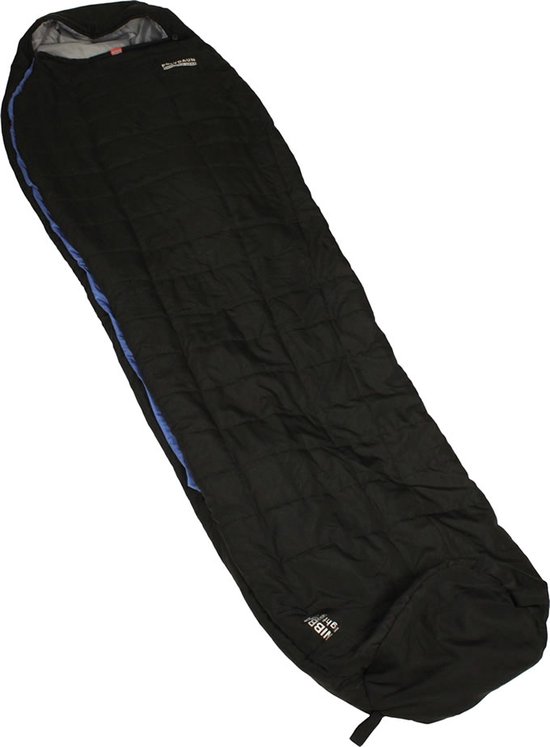 Polydaun Compact Travel Slaapzak - Nibba 80x230x45 cm zwart van Poly