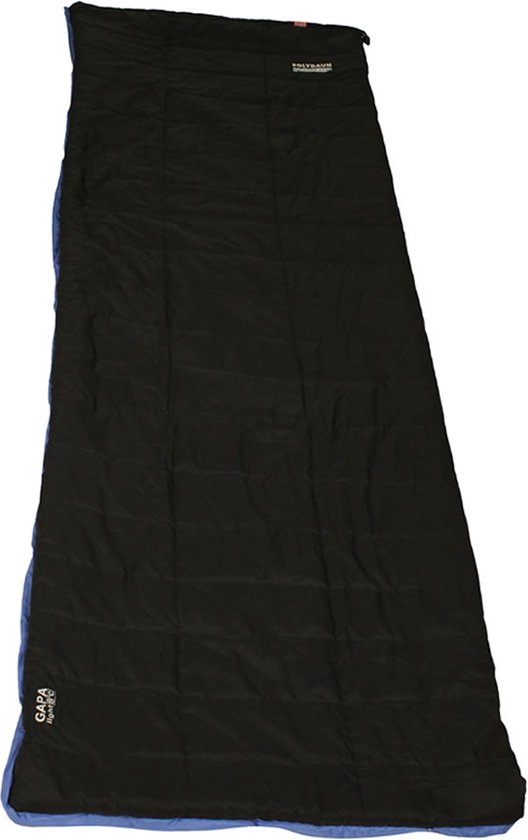 Polydaun Gapa - slaapzak - Compact Travel - Isocraft X-treme vulling - ripstop - zwart - 80x210 cm van Poly