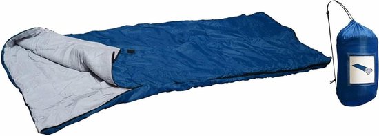 Polyester Slaapzak Waterdicht - 190 x 75 cm - Camping Zomer Winter - Ritssluiting en Reistas Slaapzak voor camping van Poly