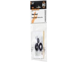 Pomp Reparatieset - Ventiel Reparatie - Fietsband Repareren - Voor DV SV - 16.7 x 11.1 cm - Grijs van Merkloos
